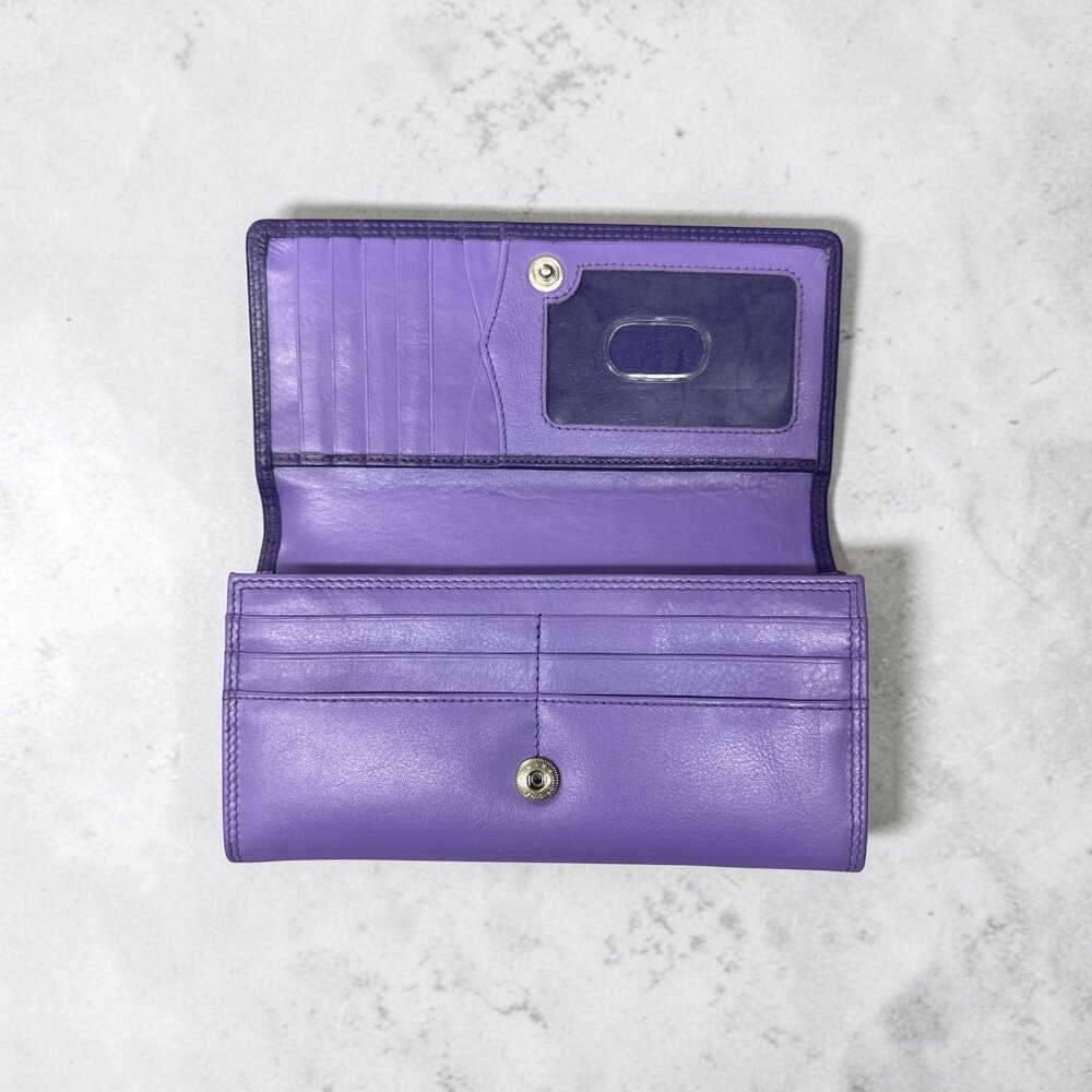 ILI RFID LEATHER FLAP OVER WALLET - Picture 2 of 3